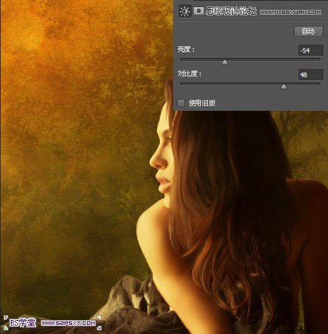 Photoshop合成和小鸟对话的美女教程
