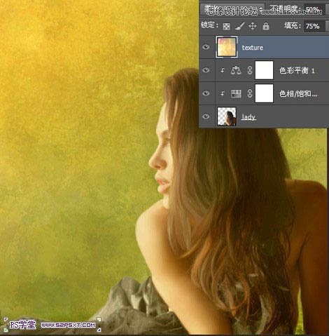 Photoshop合成和小鸟对话的美女教程