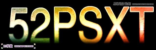 Photoshop设计潮流幻彩的字体海报教程