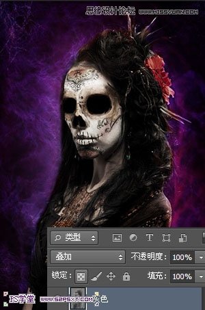 Photoshop合成恐怖效果的魔鬼新娘