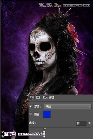 Photoshop合成恐怖效果的魔鬼新娘