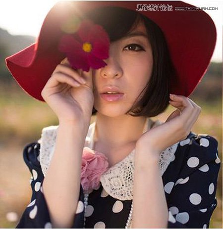 Photoshop调出逆光美女照片柔美效果