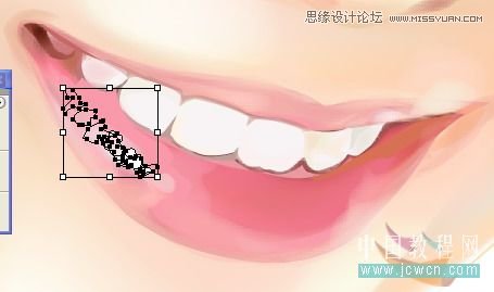 Illustrator网格工具绘制写实美女教程