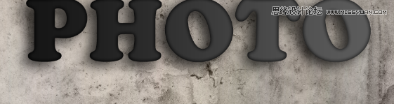 Photoshop制作质感金属特效字