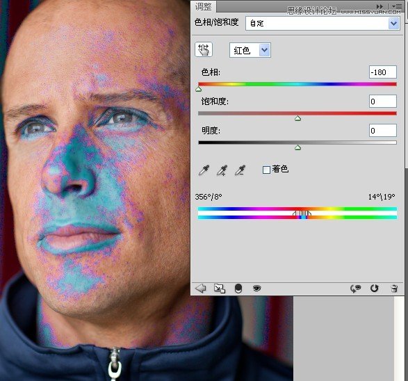 Photoshop解析男士面部皮肤综合处理