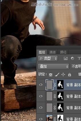 Photoshop使用模糊法突出电影人物主体