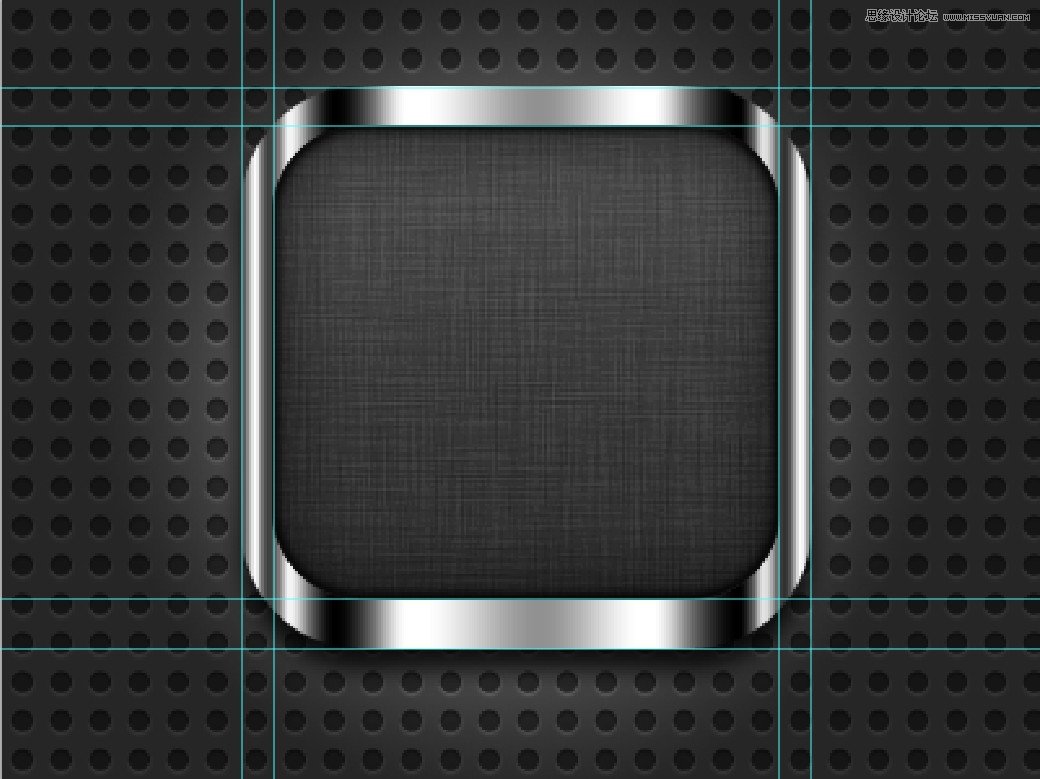 Photoshop制作金属质感的工具图标