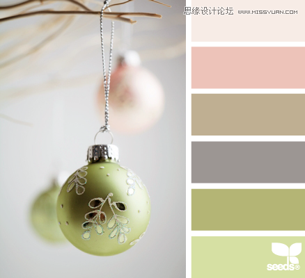 MerryChristmas 配色设计:来源于生活与大自然