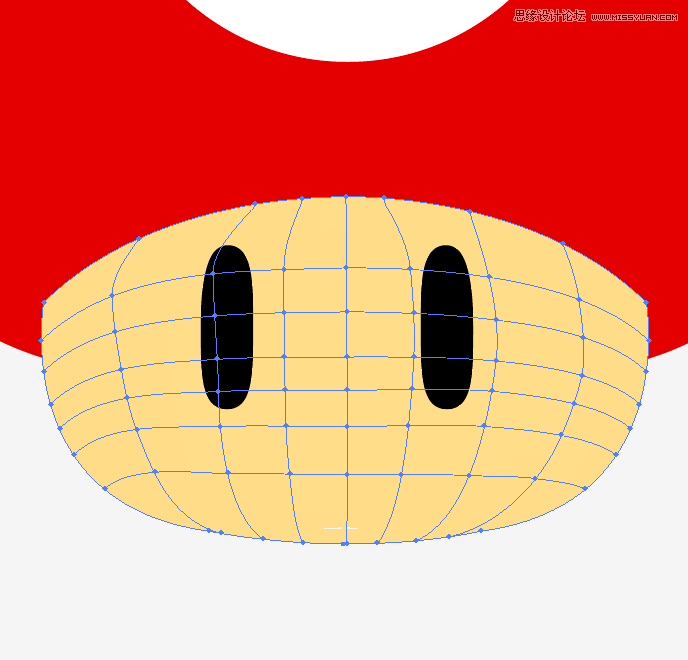 Illustrator绘制立体效果的逼真蘑菇,PS教程