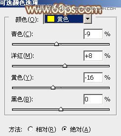Photoshop调出外景女孩秋季淡黄色调