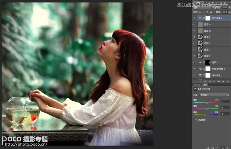 Photoshop调出美女照片电影胶片效果
