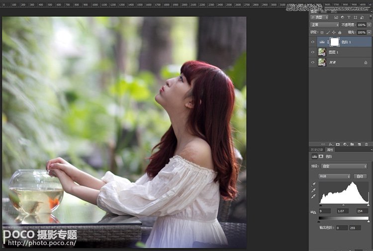 Photoshop调出美女照片电影胶片效果