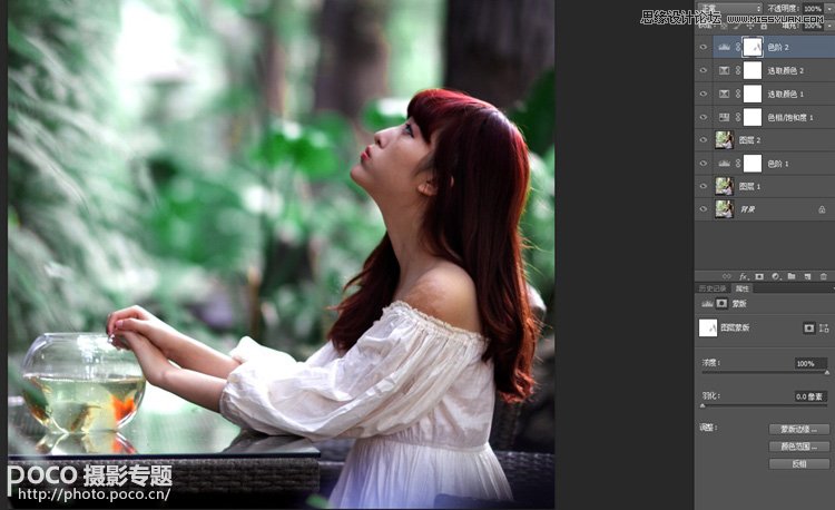 Photoshop调出美女照片电影胶片效果