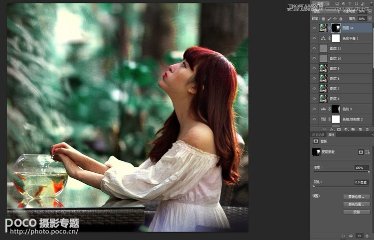 Photoshop调出美女照片电影胶片效果