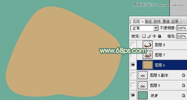 Photoshop绘制光滑的小石块教程