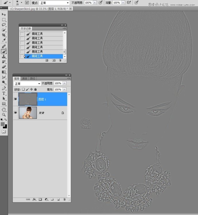 Photoshop详细解析人像锐化的几种方法