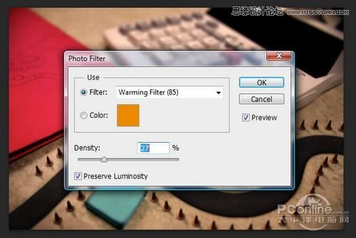 Photoshop CS6设计桌面上的创意跑道