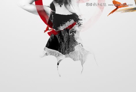 Photoshop合成抽象风格的人物插画教程