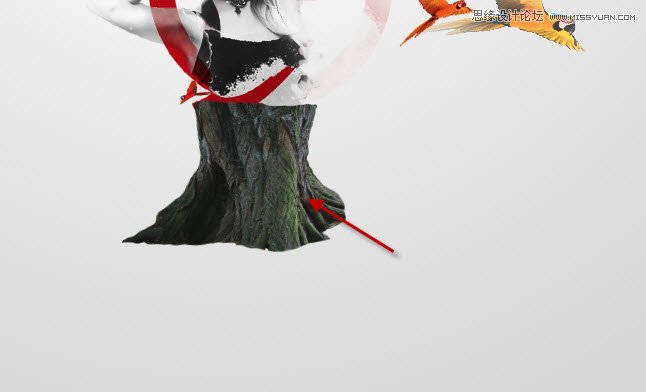 Photoshop合成抽象风格的人物插画教程