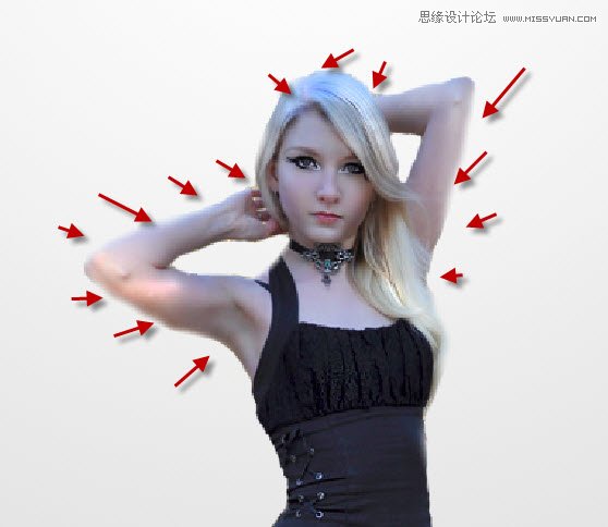 Photoshop合成抽象风格的人物插画教程
