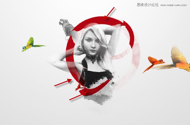 <a href=http://www.cnwebshow.com/http://www.cnwebshow.com/edu/photoshop/ target=_blank class=infotextkey>Photoshop</a>合成抽象风格的人物插画教程,PS教程