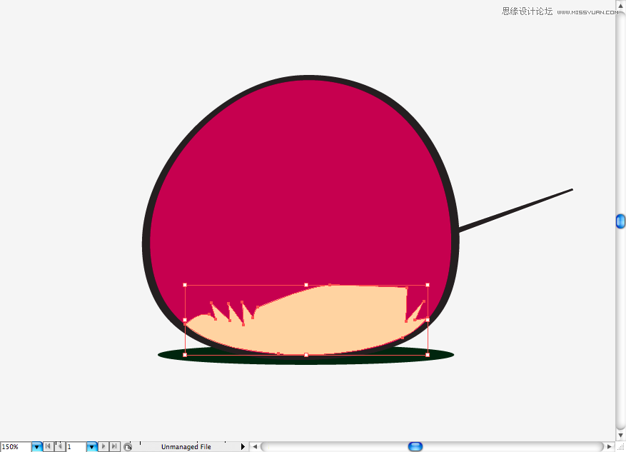 Illustrator绘制疯狂的小鸟恶搞场景