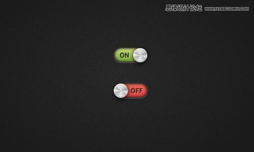 28个免费漂亮的切换开关UI设计PSD素材