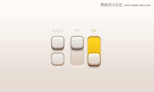 28个免费漂亮的切换开关UI设计PSD素材