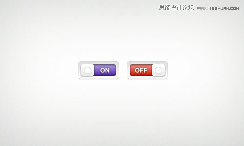 28个免费漂亮的切换开关UI设计PSD素材