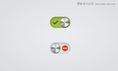 28个免费漂亮的切换开关UI设计PSD素材