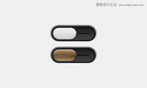 28个免费漂亮的切换开关UI设计PSD素材
