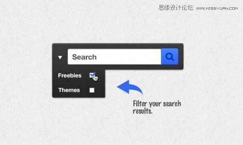 30有吸引力的搜索框设计PSD免费下载