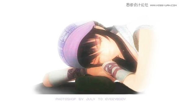 Photoshop制作人物动态水波效果图