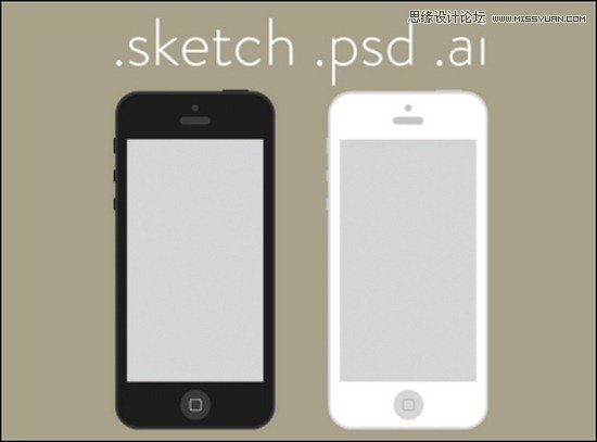 iphone-wireframe 设计师必备的40套设计稿展示模型PSD素材