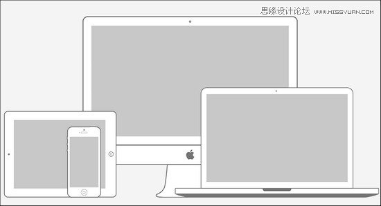 apple-wireframe 设计师必备的40套设计稿展示模型PSD素材