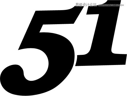 Photoshop设计华丽的51立体字教程