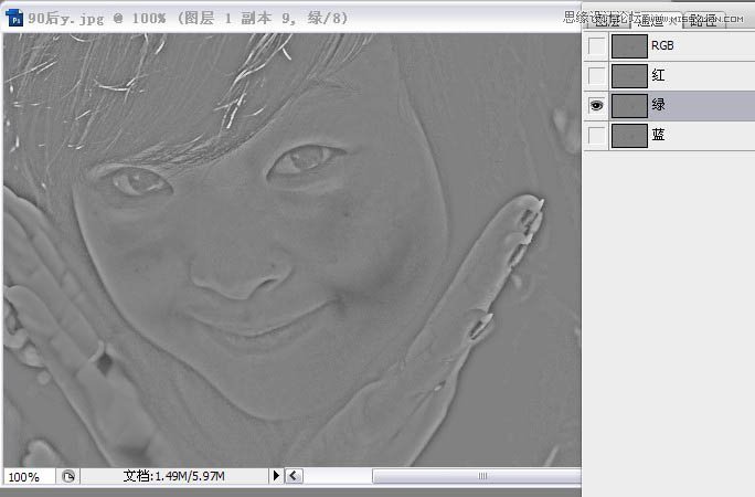 Photoshop给严重偏暗的人像照片调亮