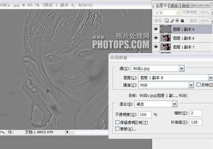 Photoshop给严重偏暗的人像照片调亮