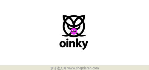 30个不同形态的猪LOGO标志设计欣赏