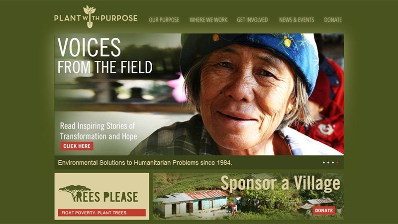 精选国外公益慈善和非营利组织的网站设计欣赏