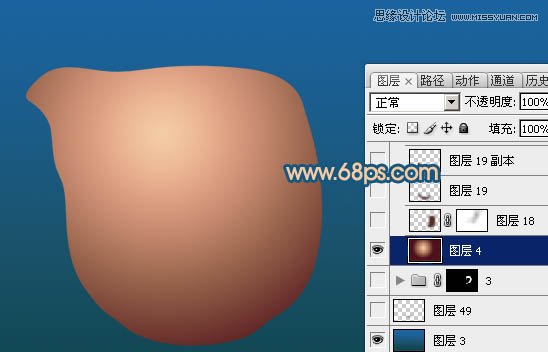 Photoshop绘制立体效果的陶瓷茶壶