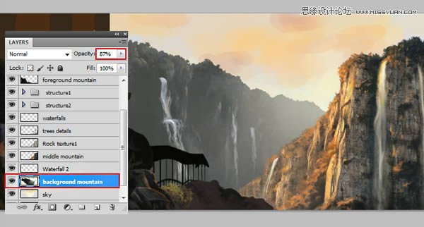 Photoshop绘制中土世界场景教程