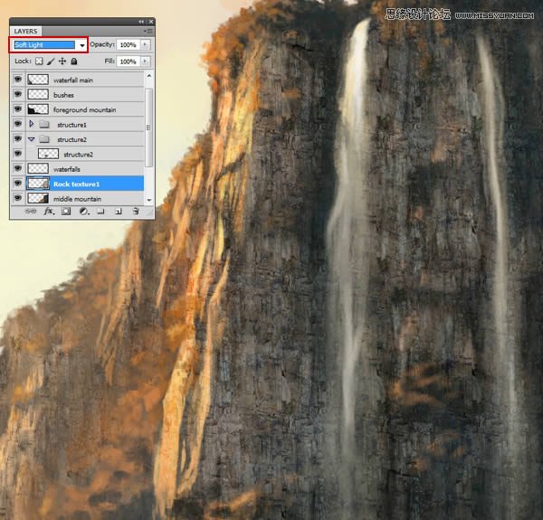 Photoshop绘制中土世界场景教程