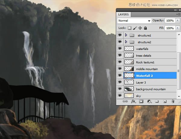 Photoshop绘制中土世界场景教程