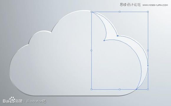 Illustrator绘制立体效果的白云云彩