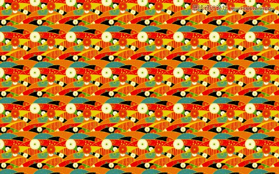 Photoshop制作绚丽图案的艺术字教程