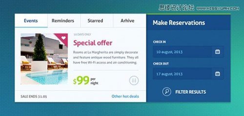 82个精品扁平化设计的免费UI素材