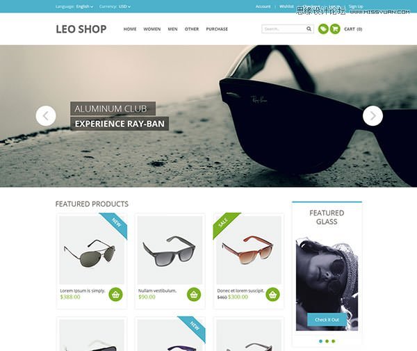 Free-Online-Shop-Website-Template-PSD-cssauthor.com_1 一些方便你设计工作的免费PSD素材
