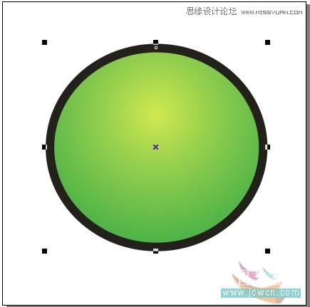 CoreDRAW绘制大眼晴笑容的卡通表情