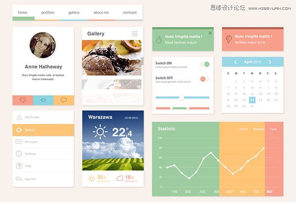 ero_large_preview 2013秋季配色不错的UIKIT素材集合下载